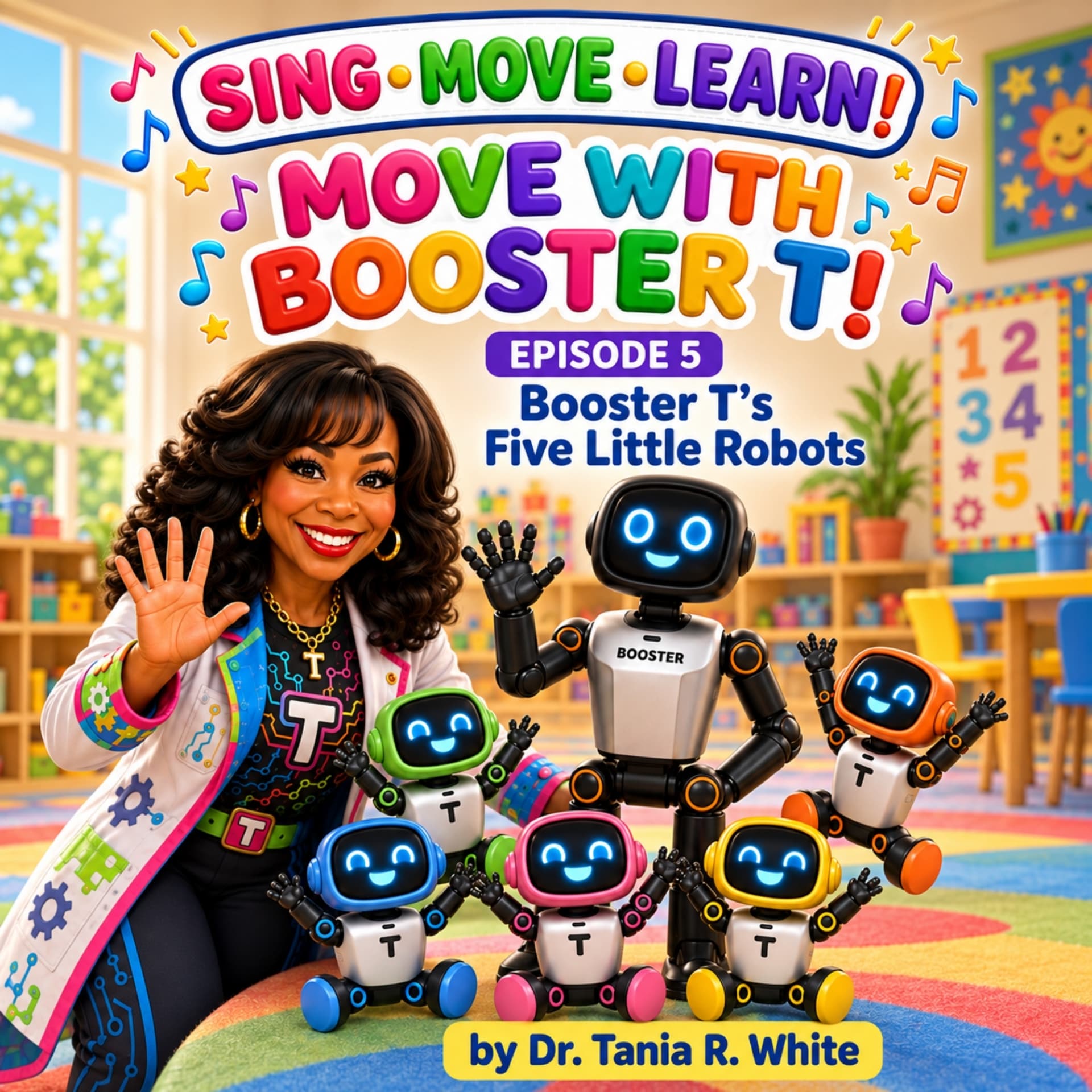 Cover of Booster T's Five Little Robots