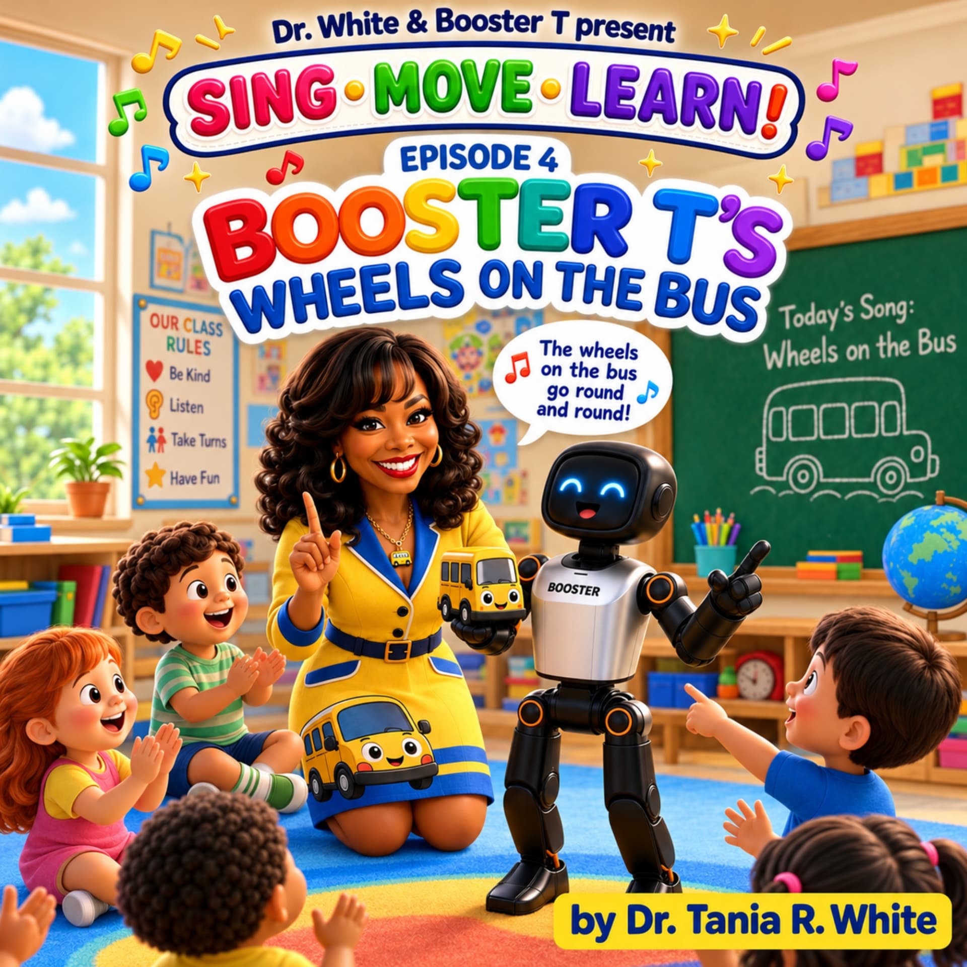 Cover of Booster T's Wheels on the Bus